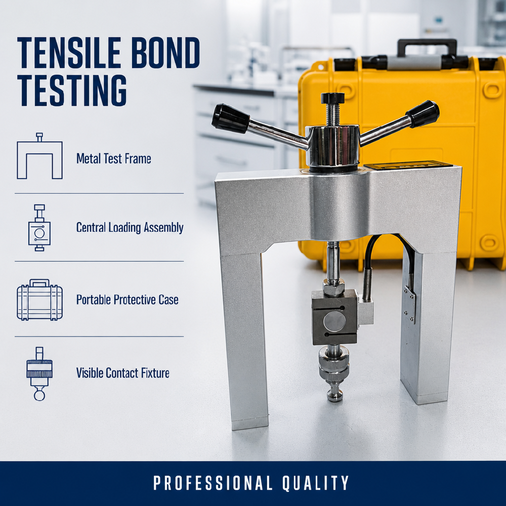 Multifunctional Pull‑Off Bond Strength Tester